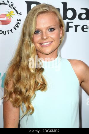 Harriet Dart nimmt an der Dubai Duty Free WTA Summer Party im Jumeirah Carlton Tower Hotel, London Teil. Bildnachweis sollte lauten: Doug Peters/EMPICS Stockfoto