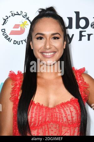 Heather Watson nimmt an der Dubai Duty Free WTA Summer Party im Jumeirah Carlton Tower Hotel, London Teil. Bildnachweis sollte lauten: Doug Peters/EMPICS Stockfoto