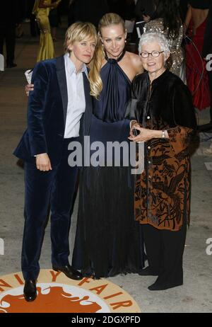 Celine Dion Teilnahme an der Vanity Fair Party Oscar Party, Los Angeles am 25/02/2007. Stockfoto