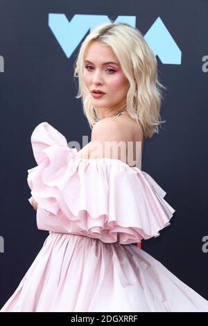 Zara Larsson Ankunft bei den MTV Video Music Awards 2019, im Prudential Center in Newark, NJ statt.Bildnachweis sollte lauten: Doug Peters/EMPICS Stockfoto