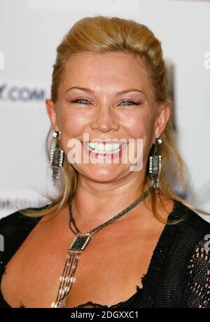 Amanda Redman bei der Ankunft bei der Galaxy Book of the Year Awards 2007, The Grosvenor House Hotel, London am 28. März 2007. Stockfoto