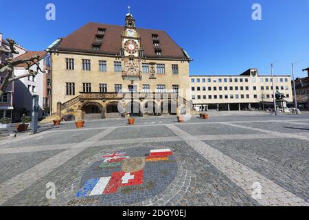 Das Heilbronner Rathaus Stockfoto