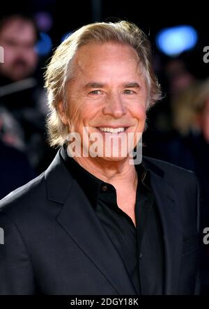 Don Johnson nimmt an der Europa-Premiere von Knives Out im Rahmen des BFI London Film Festival 2019 im Odeon Luxe, Leicester Square in London Teil. Bildnachweis sollte lauten: Doug Peters/EMPICS Stockfoto