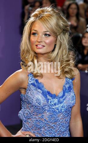 Hollyoaks Schauspielerin Emma Rigby bei der Ankunft für die British Soap Awards 2007, im BBC Television Centre, West London am 26/05/2007. Stockfoto