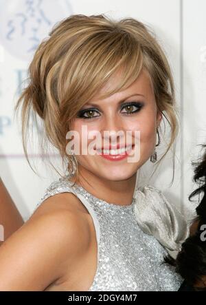 Coronation Street Schauspielerin Tina O'Brien im Pressenzimmer für die British Soap Awards 2007, im BBC Television Centre, West London am 26/05/2007. Stockfoto