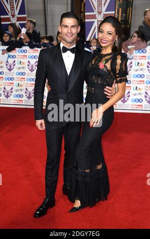 Aljaz Skorjanec (links) und Emma Weymouth bei den Pride of Britain Awards 2019 im Grosvenor House in London. Die Daily Mirror Pride of Britain Awards werden in Zusammenarbeit mit TSB am 5. November um 20 Uhr im ITV ausgestrahlt. Bildnachweis sollte lauten: Doug Peters/EMPICS Stockfoto