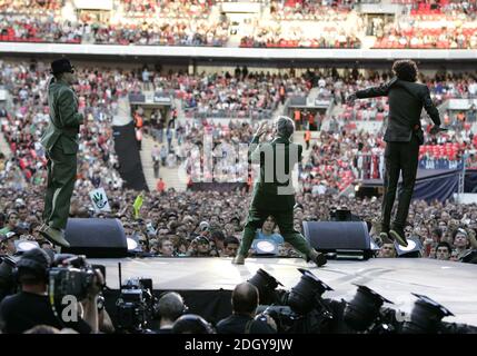 Beastie Boys beim Live Earth London Concert, Wembley Stadium, London. Stockfoto