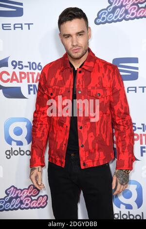 Liam Payne während der Medienlauf am ersten Tag des Capital Jingle Bell Ball 2019 mit Sitz in der O2 Arena, London. Bild Kredit sollte lesen: Doug Peters/EMPICS Stockfoto