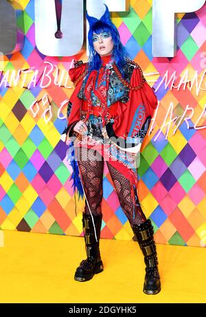 Ashnikko bei der Weltpremiere von Birds of Prey im Odeon BFI IMAX, Waterloo, London. Bildnachweis sollte lauten: Doug Peters/EMPICS Stockfoto