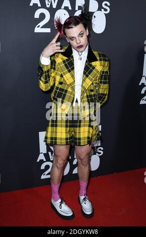 YUNGLUD bei den NME Awards 2020 in der O2 Academy, Brixton, London. Bildnachweis sollte lauten: Doug Peters/EMPICS Stockfoto