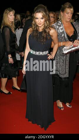 Jodi Albert bei der Ankunft für die National Television Awards 2007 (NTA's) in der Royal Albert Hall, West London. Stockfoto