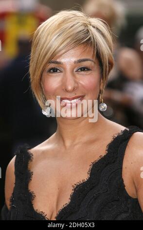 Shobna Gulati kommt zur World Charity Premiere von Three und Out im Odeon West End Cinema, Leicester Square, London. Stockfoto