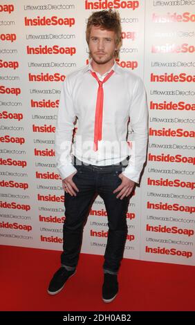 Matthew Wolfenden bei der Inside Soap Awards 2008 Launch Party, gesponsert von LittlewoodsDirect.com. Im Great John Street Hotel, Manchester. Stockfoto