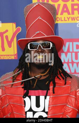 T Pain kommt für die MTV Video Music Awards 2008 in den Paramount Studios in Hollywood, Los Angeles. Stockfoto