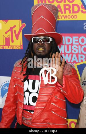 T Pain kommt für die MTV Video Music Awards 2008 in den Paramount Studios in Hollywood, Los Angeles. Stockfoto