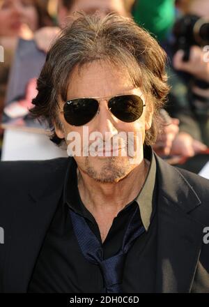 Al Pacino bei der Premiere von The Righteous Kill, Empire Cinema, Leicester Square, London. Stockfoto