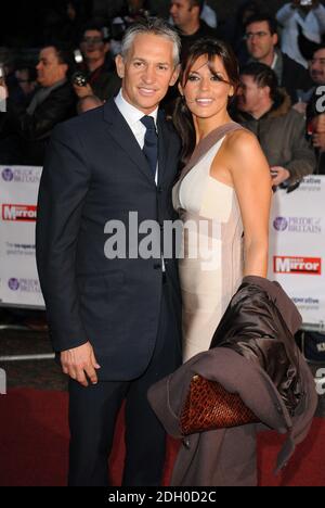 Gary Lineker und Danielle Bux bei den Pride of Britain Awards 2008, London Television Centre, South Bank, London. Stockfoto