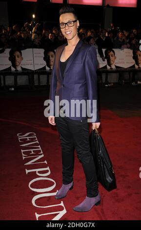 GOK Wan bei der UK Premiere von Seven Pounds, Leicester Square, London. Stockfoto