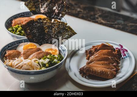 Hausgemachte Ramen Stockfoto