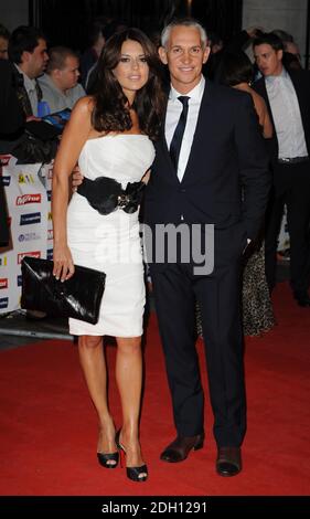 Gary Lineker und Danielle Bux bei der Ankunft bei den Pride of Britain Awards 2009, Grosvenor House Hotel, Park Lane, London. Stockfoto