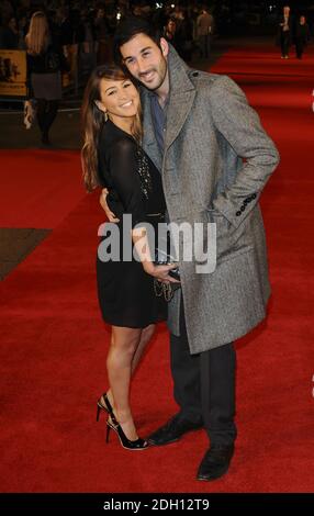 Rachel Stevens und Ehemann Alex Bourne bei der Ankunft im Men Who Stare bei der Goats-Premiere, Teil des London Film Festival 2009, Odeon Cinema, Leicester Square, London. Stockfoto