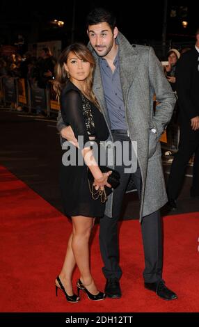 Rachel Stevens und Ehemann Alex Bourne bei der Ankunft im Men Who Stare bei der Goats-Premiere, Teil des London Film Festival 2009, Odeon Cinema, Leicester Square, London. Stockfoto