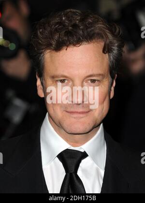 Colin Firth bei der UK Premiere VON A Single man, Curzon Cinema, Mayfair, London. Stockfoto