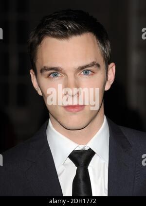 Nicholas Hoult bei der britischen Premiere VON A Single man, Curzon Cinema, Mayfair, London. Stockfoto