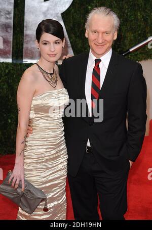 Cara Santa Maria und Bill Maher bei der Vanity Fair Oscar Viewing Party 2010 im Sunset Tower, Los Angeles Stockfoto