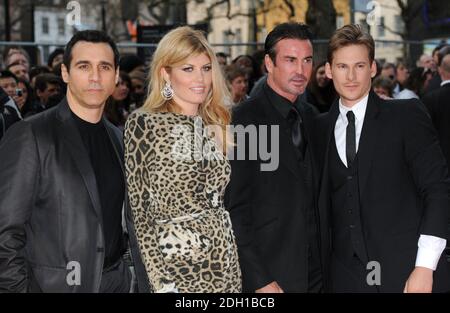 Adrian Paul, Meredith Ostrom, Gary Stretch und Lee Ryan bei der Weltpremiere von The Heavy, The Odeon West End Cinema, Leicester Square, London. Stockfoto