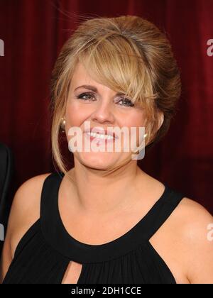 Sally Lindsay bei der Ankunft für die British Soap Awards 2010 in den ITV Studios, South Bank, London. Stockfoto