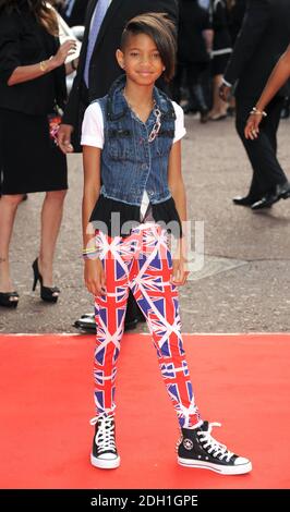 Willow Smith bei der UK Premiere von The Karate Kid, Odeon Cinema, Leicester Square, London. Stockfoto