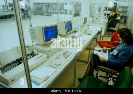 Börse, Moskau, CEI, ehemalige UdSSR, 1991 Stockfoto