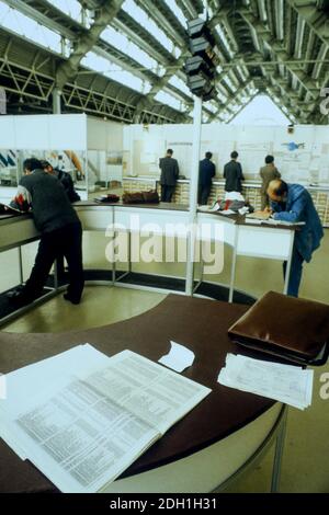 Börse, Moskau, CEI, ehemalige UdSSR, 1991 Stockfoto