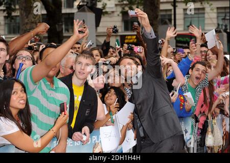 Bradley Cooper kommt bei der UK Premiere von The A Team, Empire Cinema, Leicester Square, London. Stockfoto