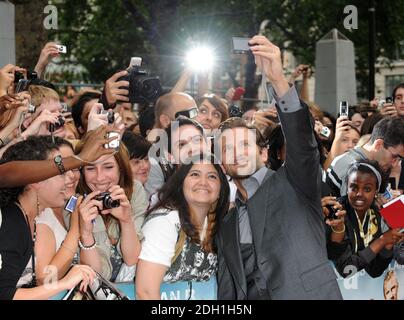 Bradley Cooper kommt bei der UK Premiere von The A Team, Empire Cinema, Leicester Square, London. Stockfoto