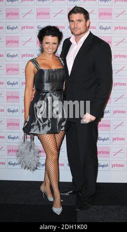 Karen Hardy und Conrad Murray bei der Ankunft bei den Prima Comfort High Street Fashion Awards 2010. Stockfoto