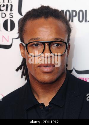 Edgar Davids kommt zu den Cosmopolitan Ultimate Women of the Year Awards 2010, Banqueting House, Whitehall, London. Stockfoto