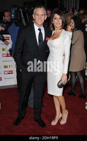 Gary Lineker und Danielle Lineker während der Daily Mirror Pride of Britain Awards 2010, The Grosvenor House Hotel, Park Lane, London. Stockfoto