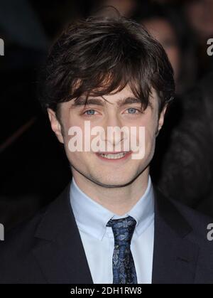 Daniel Radcliffe bei der Weltpremiere von Harry Potter und die Heiligtümer des Todes: Teil eins, im Odeon West End, Leicester Square, London. Stockfoto