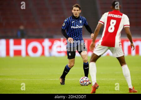 Amsterdam, Niederlande. Dezember 2020. AMSTERDAM, 09-12-2020, JohanCruyff Arena, UEFA Champions League, Gruppenphase - Gruppe D, Saison 2020-2021, Ajax - Atalanta, Credit: Pro Shots/Alamy Live News Stockfoto