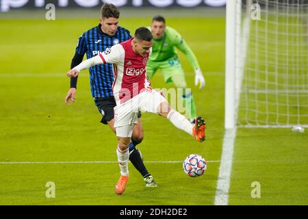 Amsterdam, Niederlande. Dezember 2020. AMSTERDAM, 09-12-2020, JohanCruyff Arena, UEFA Champions League, Gruppenphase - Gruppe D, Saison 2020-2021, Ajax - Atalanta, Ajax-Spieler Antony Credit: Pro Shots/Alamy Live News Stockfoto