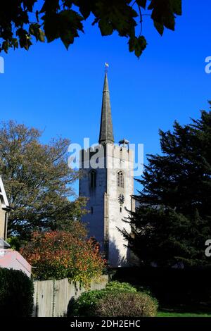 St Mary's Church, Newmarket Town, Suffolk, England, Großbritannien Stockfoto