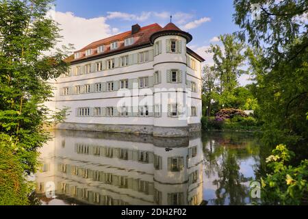 Das Wasserschloss in der Stadt Bad Rappenau, Baden-WÃ¼rttemberg, Deutschland Stockfoto