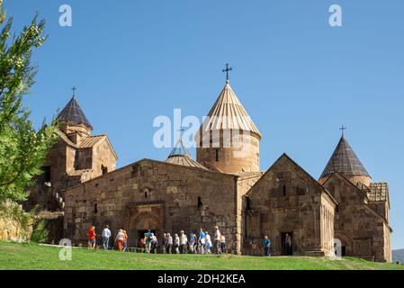 Armenisches Kloster Goshavank befindet sich im Dorf Gosh Stockfoto