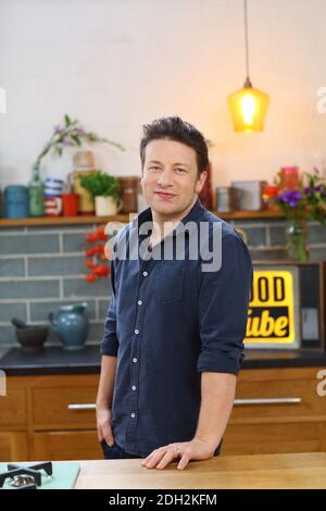 Großbritannien / London / Jamie Oliver/ James Trevor 'Jamie' Oliver, MBE ist ein englischer Starkoch, Gastronom und Medienpersönlichkeit. Stockfoto