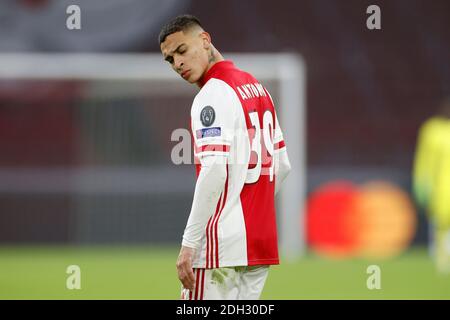 Amsterdam, Niederlande. Dezember 2020. AMSTERDAM, 09-12-2020, JohanCruyff Arena, UEFA Champions League, Gruppenphase - Gruppe D, Saison 2020-2021, Ajax - Atalanta, Ajax-Spieler Antony Credit: Pro Shots/Alamy Live News Stockfoto