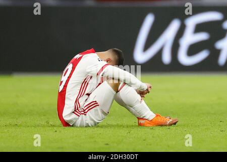 Amsterdam, Niederlande. Dezember 2020. AMSTERDAM, 09-12-2020, JohanCruyff Arena, UEFA Champions League, Gruppenphase - Gruppe D, Saison 2020-2021, Ajax - Atalanta, Ajax-Spieler Antony Credit: Pro Shots/Alamy Live News Stockfoto