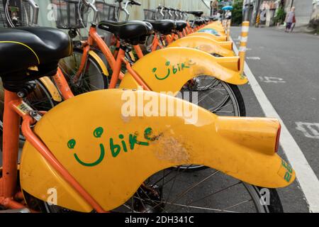 Taiwan Ubike-System Stockfoto