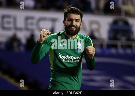 Reading, Großbritannien. Dezember 2020. Jon Toral von Birmingham City feiert nach seinem ersten Tor seiner Teams. EFL Skybet Championship match, Reading gegen Birmingham City im Madejski Stadium in Reading am Mittwoch, den 9. Dezember 2020. Dieses Bild darf nur für redaktionelle Zwecke verwendet werden. Nur redaktionelle Verwendung, Lizenz für kommerzielle Nutzung erforderlich. Keine Verwendung in Wetten, Spiele oder ein einzelner Club / Liga / Spieler Publikationen. PIC von Steffan Bowen / Andrew Orchard Sport Fotografie / Alamy Live News Kredit: Andrew Orchard Sport Fotografie / Alamy Live News Stockfoto